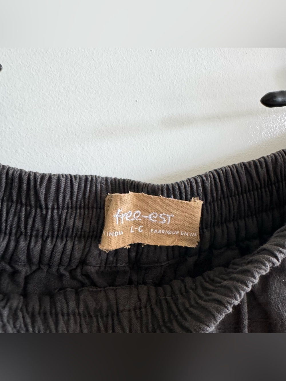 NWT Free People | Check Me Out Harem Pant Set Black Large - Picture 14 of 16